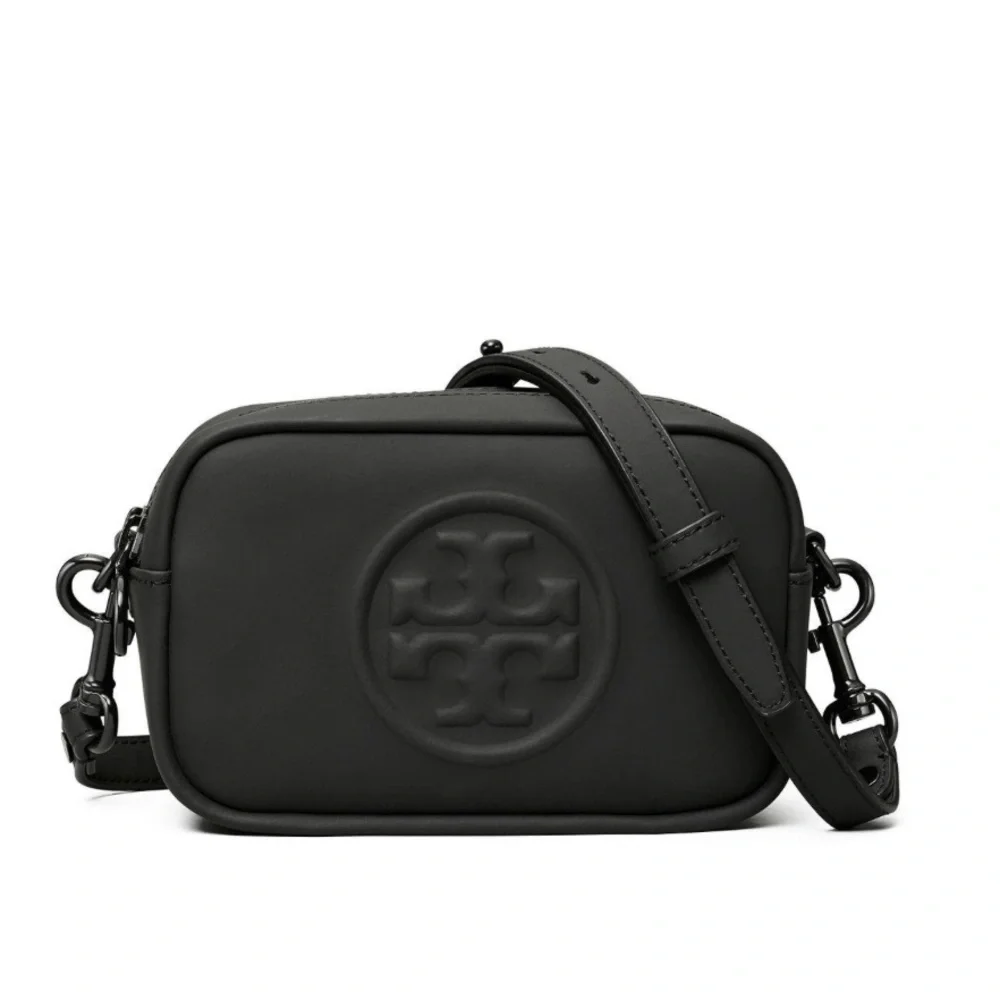 TORY BURCH PERRY BOMBE MATTE BLACK Crossbody Bag